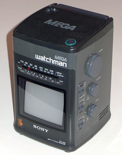 Черно-белый Sony Watchman FD-510